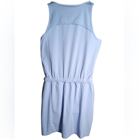 Athleta Expedition Skort Dress Zip Front Tie Waist Active Travel Dress Sz 6 - Picture 9 of 10